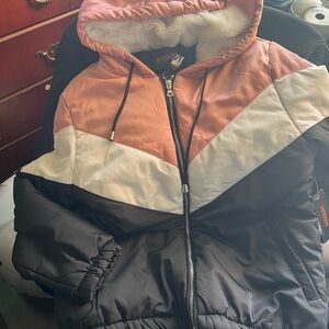 Ambiance Pink and Black Outerwear